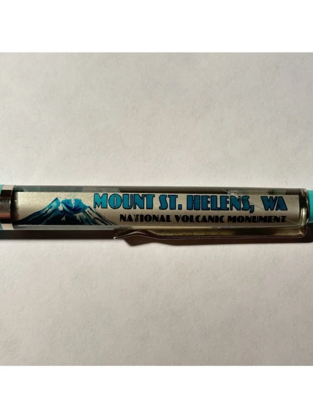 Mount St Helens National Volcanic Monument Floaty Pen Volcano Erupts Vintage